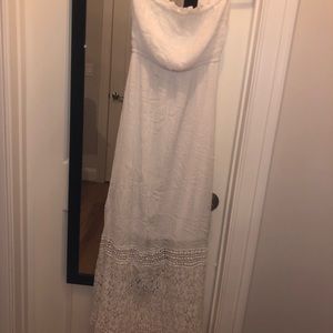umgee strapless dress size small